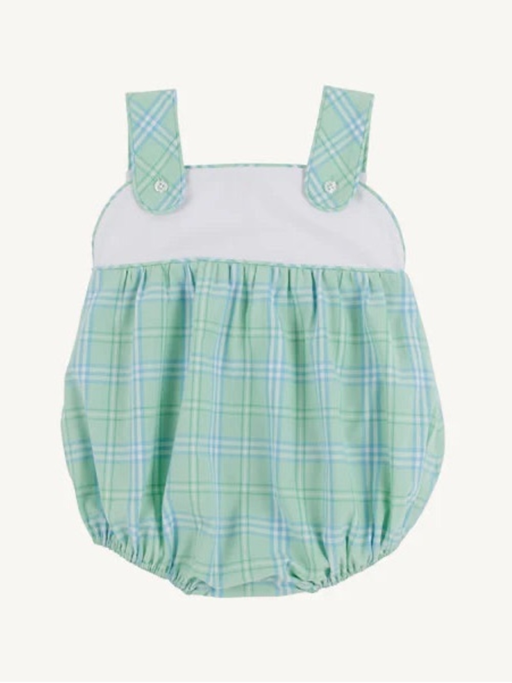 TBBC | Bingham Bubble - Pelham Bay Plaid (Green) with Worth Avenue White